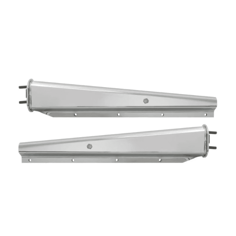 Porta pollera recto acero Inox