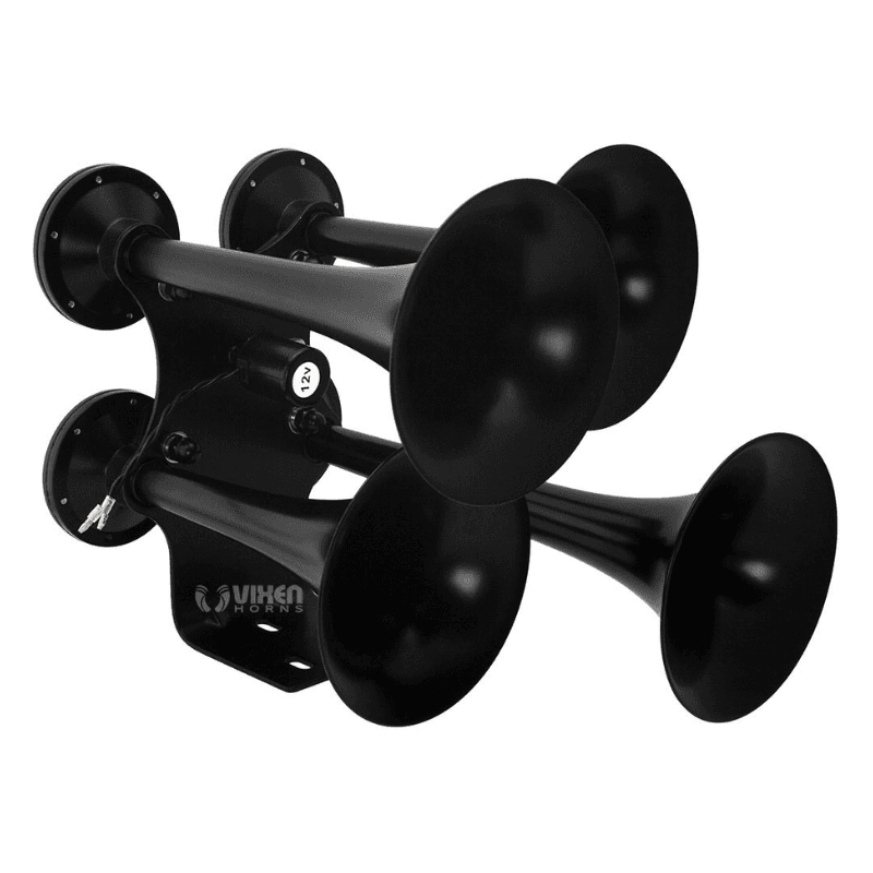 CORNETA DE AIRE CUADRUPE GRANDE NEGRA