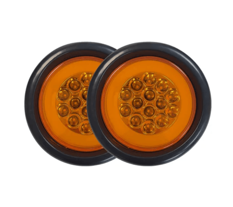 LAMPAARA REDONDA LED NEON 4" AMARILLA MULTIVOLTAJE