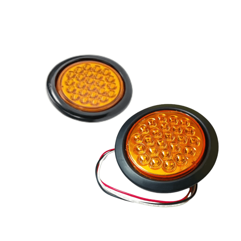 LAMPARA LED DE 4" AMARILLA MULTIVOLTAJE