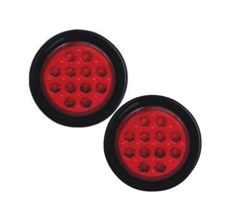 LAMPARA LED DE 4" ROJA MULTIVOLTAJE