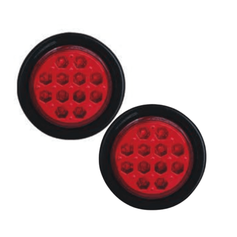 LAMPARA LED DE 4" ROJA MULTIVOLTAJE