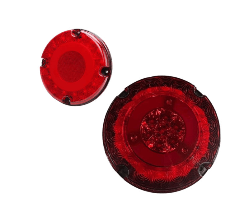 LAMPARA LED ROJA 7" BUS MULTIVOLTAJE