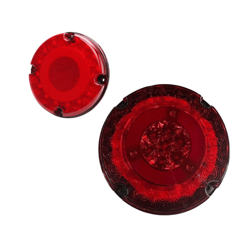 LAMPARA LED ROJA 7" BUS MULTIVOLTAJE