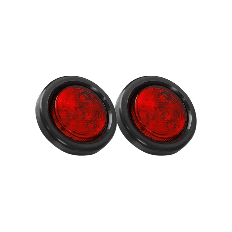 LAMPARA 2" ROJA  MULTIVOLTAJE