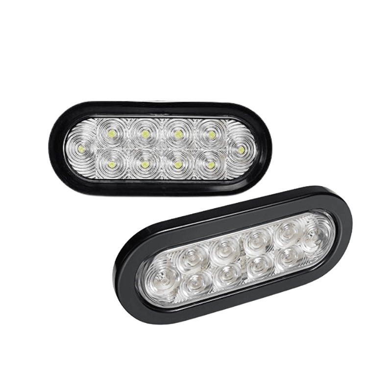 LAMPARA OVALADA LED BLANCA MULTIVOLTAJE