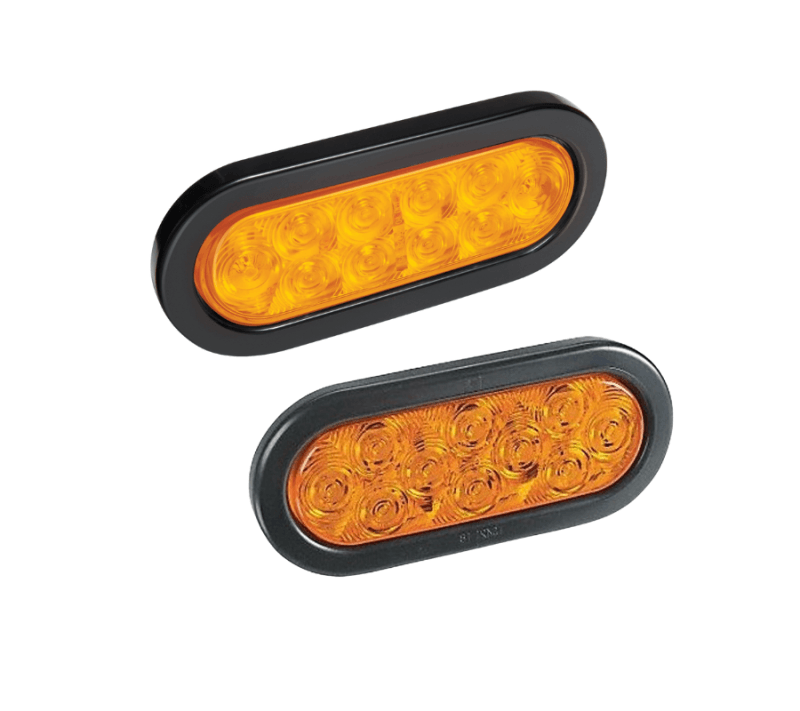LAMPARA OVALADA LED AMARILLA MULTIVOLTAJE