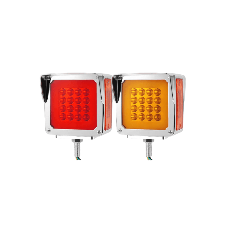 LAMPARA DIRECCIONAL CUADRADA CON VISERA LED NEON 113X113MM