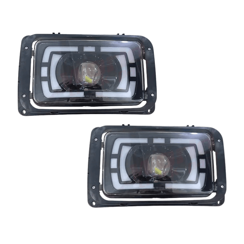 LAMPARA CUADRADA LED NEGRA MODELO MACK RB/RD/CH