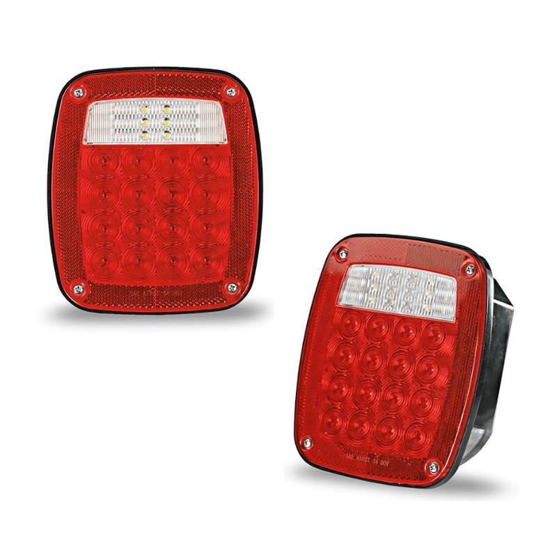 LAMPARA TRASERA ROJA DE 16 LED, 12 VOL, S/R