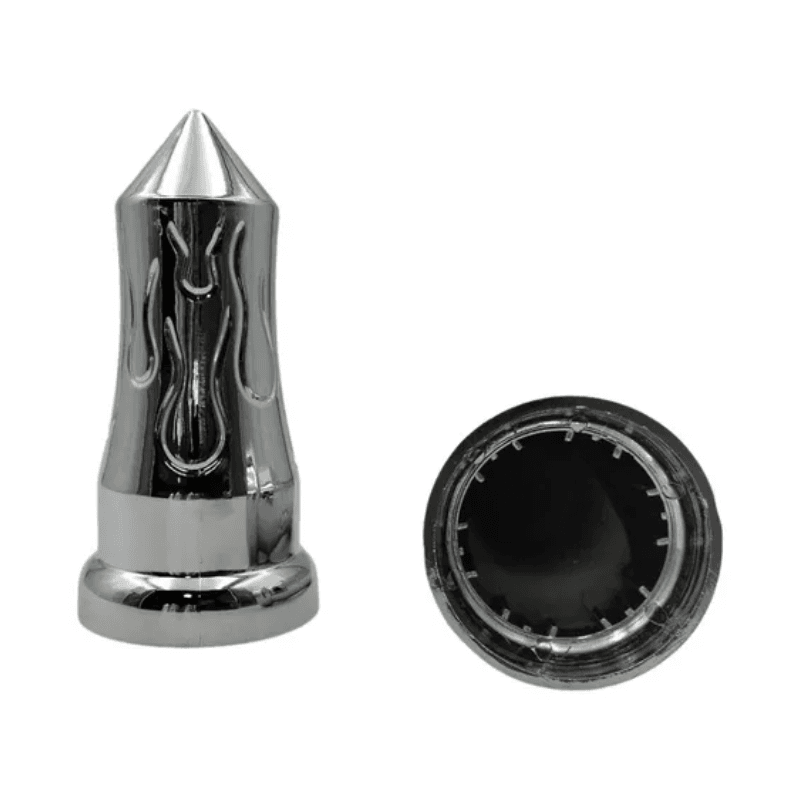 NUT COVER CROMADA ALTURA 105mm PRESION  33mm