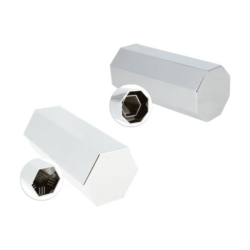 NUT COVER CROMADO ALTURA 127mm ROSCA Y PRESION 33mm