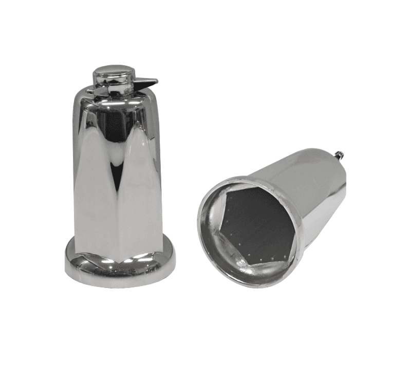 NUT COVER CROMADO ALTURA 90mm PRESION 33mm