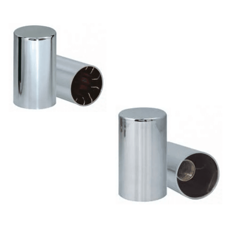 NUT COVER CROMADO ALTURA 90mm ROSCA Y PRESION 33mm