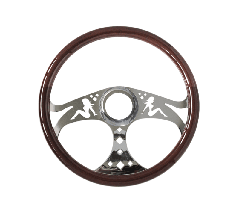 TIMON 450MM MADERA/CR CHICAS