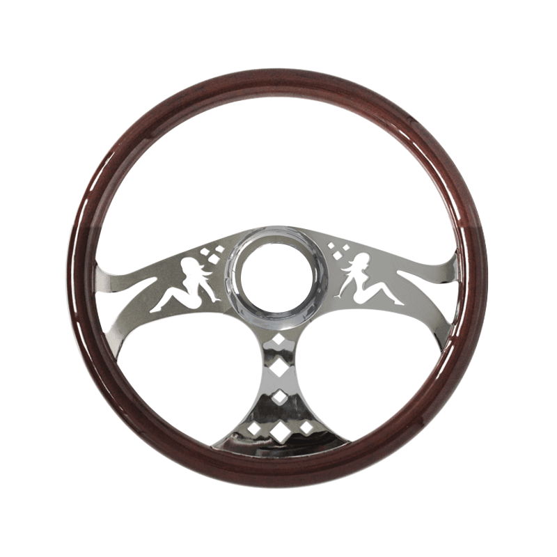 TIMON 450MM MADERA/CR CHICAS